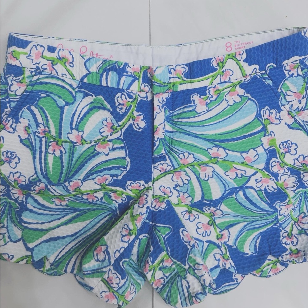 Lilly Pulitzer scallop shorts
